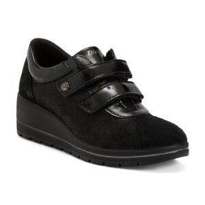 ENVAL SOFT Made In Italy Suede Wedge Sneakers